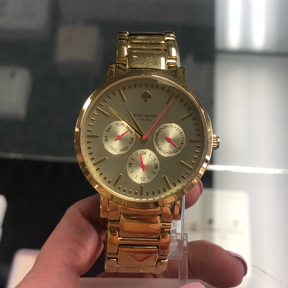 Kate Spade Gramercy Grand Gold Watch - Picture 4 of 5